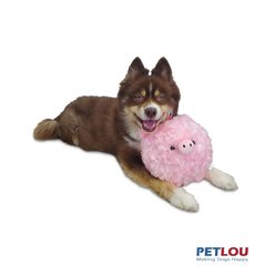 Petlou Classic Pig Ball Squeaky Plush Dog Toy, 8-in slide 2 of 5