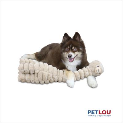 Show full view: Petlou Ripples Farm Friends Alpaca Squeaky Plush Dog Toy, 26-in slide 3 of 6