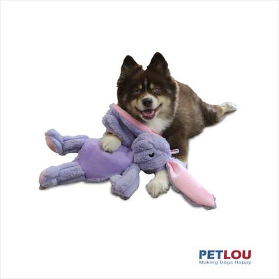 Show full view: Petlou Ripples Farm Friends Rabbit Squeaky Plush Dog Toy, 16-in slide 2 of 5