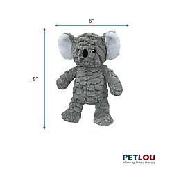 Petlou Classic Koala Squeaky Plush Dog Toy, 9-in slide 2 of 5