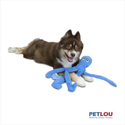 Show full view: Petlou Classic Octopus Twin Pack Squeaky Plush Dog Toy, 16-in slide 3 of 8