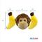 Show in main carousel: Petlou Ez Squeaky Ball Monkey & Banana Triple Pack Squeaky Plush Dog Toy, 4-in slide 3 of 5