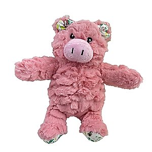 Petlou Classic Pig Squeaky Plush Dog Toy, 9-in