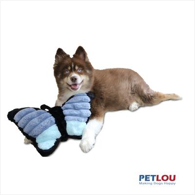Show full view: Petlou Ripples Farm Friends Butterfly Squeaky Plush Dog Toy, 16-in slide 2 of 5