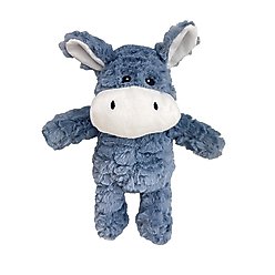 Petlou Classic Donkey Squeaky Plush Dog Toy, 9-in