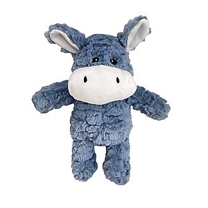 Petlou Classic Donkey Squeaky Plush Dog Toy, 9-in