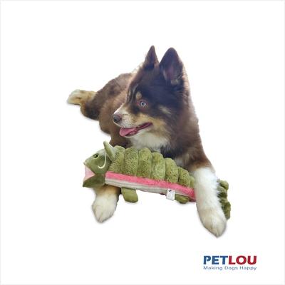 Show full view: Petlou Flattiez Farm Friends Salmon Squeaky Plush Dog Toy, 16-in slide 2 of 5