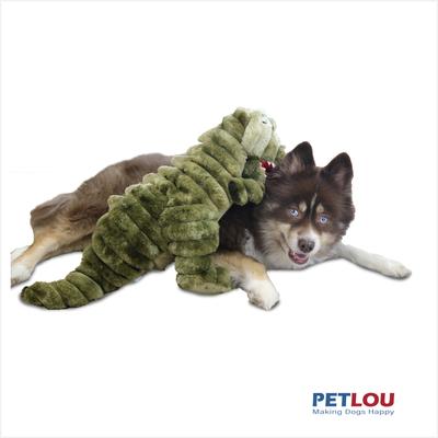 Show full view: Petlou Ripples Dino Friends T Rex Squeaky Plush Dog Toy, 26-in slide 2 of 5