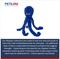 Show in main carousel: Petlou Ripples King Octopus Squeaky Plush Dog Toy, Navy Blue, 26-in slide 5 of 6