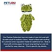 Show in main carousel: Petlou Flattiez Fuzzy Friends Frog Squeaky Plush Dog Toy, 16-in slide 4 of 5