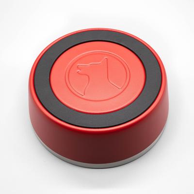 Show full view: Lucky Dog INDULGE Non-skid Stainless Steel Dog & Cat Bowl, Red, 5-cup slide 6 of 11