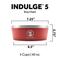 Show in main carousel: Lucky Dog INDULGE Non-skid Stainless Steel Dog & Cat Bowl, Red, 5-cup slide 3 of 11