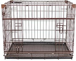 Lucky Dog DWELL Series Dog Crate, Bronze, Small