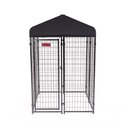Lucky Dog STAY Series Studio Dog Kennel, Steel Grey