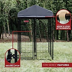 Lucky Dog STAY Series Studio Dog Kennel, Steel Grey slide 2 of 9