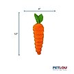 Show in main carousel: Petlou Food Luxe Carrot Squeaky Plush Dog Toy, 12-in slide 3 of 5