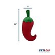 Show in main carousel: Petlou Food Chili Pepper Squeaky Plush Dog Toy, 20-in slide 3 of 5