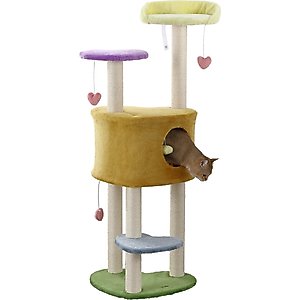 THE LICKER STORE Aisling Modern 51-in 4-Tier Sisal Heart Cat Tree