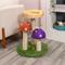 Show in main carousel: THE LICKER STORE Pixie Cottage 22.5-in 3-Tier Sisal Mushroom Cat Tree slide 9 of 10