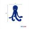 Show in main carousel: Petlou Ripples King Octopus Squeaky Plush Dog Toy, Navy Blue, 26-in slide 4 of 6
