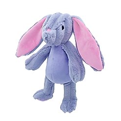 Petlou Ripples Farm Friends Rabbit Squeaky Plush Dog Toy, 16-in