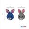 Show in main carousel: Petlou Ez Squeaky Ball Rabbits Twin Pack Squeaky Plush Dog Toy, 4-in slide 4 of 7