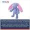 Show in main carousel: Petlou Ripples Farm Friends Rabbit Squeaky Plush Dog Toy, 16-in slide 4 of 5