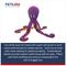 Show in main carousel: Petlou Dotty Friends 2.0 Octopus Squeaky Plush Dog Toy, Purple, 26-in slide 4 of 5