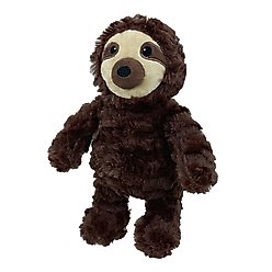 Petlou Classic Sloth Squeaky Plush Dog Toy, 9-in