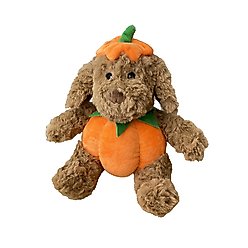 Petlou Classic Pumpkin Dog Squeaky Plush Dog Toy, 8-in