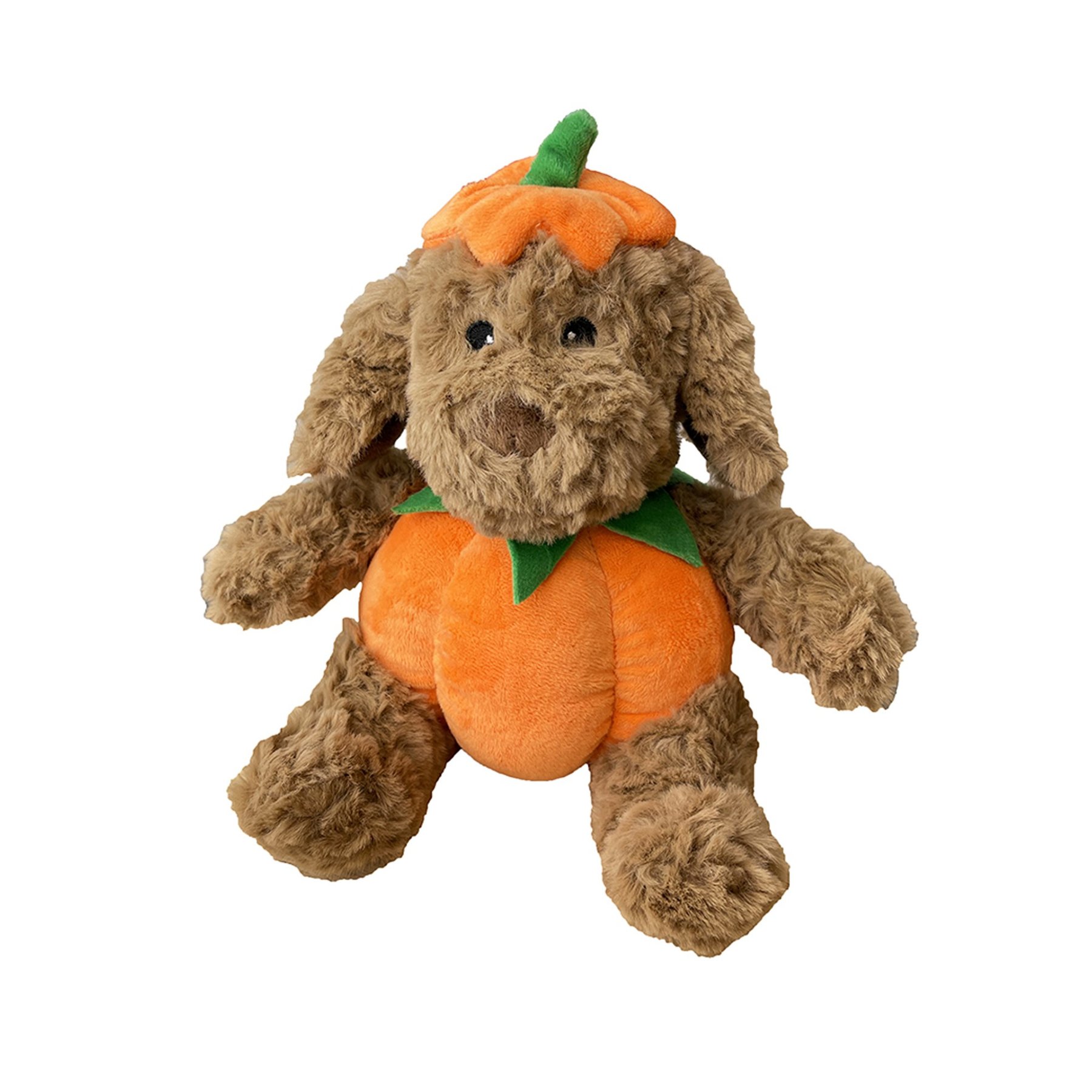 Petlou Classic Pumpkin Dog Squeaky Plush Dog Toy, 12-in