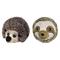 Show in main carousel: Petlou Ez Squeaky Ball Hedgehog & Sloth Twin Pack Squeaky Plush Dog Toy, 4-in slide 1 of 5