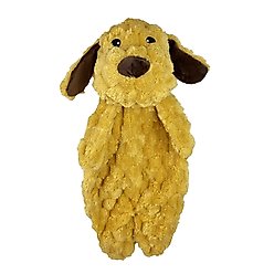 Petlou Flattiez Fuzzy Friends Dog Squeaky Plush Dog Toy, 16-in