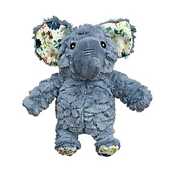 Petlou Classic Elephant Squeaky Plush Dog Toy, 9-in