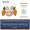 Show in main carousel: Petlou Ez Squeaky Ball Rabbit & Carrot Triple Pack Squeaky Plush Dog Toy, 4-in slide 4 of 5