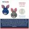 Show in main carousel: Petlou Ez Squeaky Ball Rabbits Twin Pack Squeaky Plush Dog Toy, 4-in slide 5 of 7