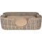 Show in main carousel: THE LICKER STORE Scallop Tropical Handwoven Rattan Elevated Dog & Cat Sofa Bed, Kubu Gray, 31 x 20-in slide 7 of 9