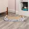 Show in main carousel: THE LICKER STORE Rini Modern 23.75-in Cardboard Lounge Bed Cat Scratcher with Bell Toys & Catnip, White, 1 count slide 9 of 11