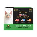 Purina Pro Plan Indoor Balance Chicken, Salmon, Whitefish & Tuna Variety Pack Wet Cat Food, 3-oz can, case of 24