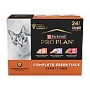 Purina Pro Plan Complete Essentials Grain-Free Chicken, Turkey & Beef Variety Pack Wet Cat Food, 3-oz can, case of 24
