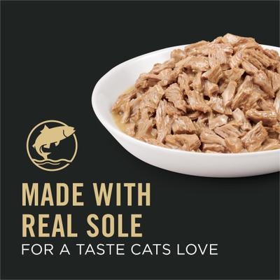 Show full view: Purina Pro Plan Vital Systems Sole Entree in Wet Cat Food Gravy, 3-oz can, case of 24 slide 4 of 12