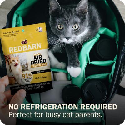 Show full view: Redbarn Powerfood Chicken High Protein Grain-Free Gently Air Dried Cat Food, 2.5-oz bag slide 6 of 11