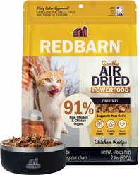 Redbarn Powerfood Chicken High Protein Grain-Free Gently Air Dried Cat Food, 32-oz bag