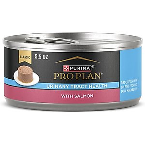 Purina Pro Plan Focus Adult Urinary Tract Health Formula with Salmon Classic Canned Cat Food, 5.5-oz can, case of 24