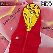 Show in main carousel: Fabulous Fido Cotton Cozy & Comfortable Dog Hoodie with Front Zipper, Red, Large slide 7 of 8