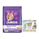 Iams ProActive Health Kitten + Fancy Feast Tender Feast Canned Kitten Food
