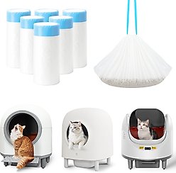 Aoruefar Cat Litter Box Waste Drawer Liners, 90 count