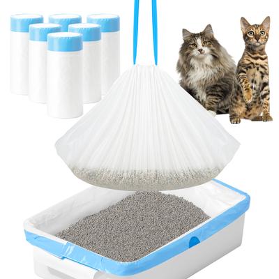 Show full view: Aoruefar Cat Litter Box Waste Drawer Liners, 90 count slide 2 of 9