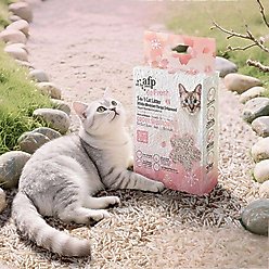 allforpaws 5-In-1 White Blossom Scent Tofu Cat Litter, 2.5-kg, case of 6