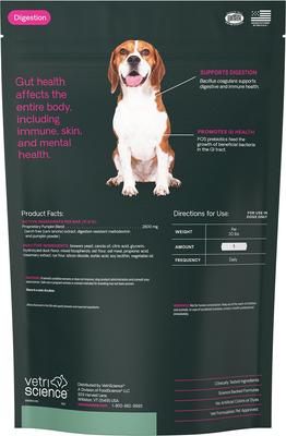 Show full view: VetriScience Express Ease Soft Chews Digestive Supplement for Dogs, 40 count slide 9 of 11